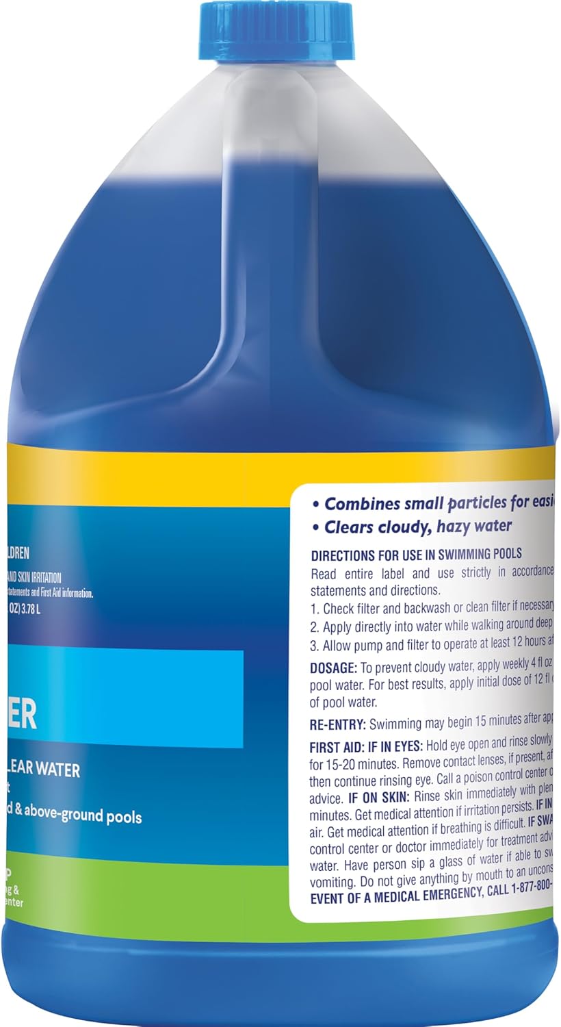 Clorox®_Pool&Spa™_Swimming_Pool_Crazy_Clarifier,_Creates_Crystal_Clear_Pool_Water,_128_Fl_Oz_(Pack_of_1)