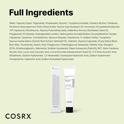 COSRX_Retinol_0.1%_Cream,_0.67_Oz,_Anti-aging_Eye_&_Neck_Cream_with_Retinoid_Treatment_to_Firm_Skin,_Reduce_Wrinkles,_Fine_Lines,_Signs_of_Aging,_Gentle_Daily_Korean_Skin_Care
