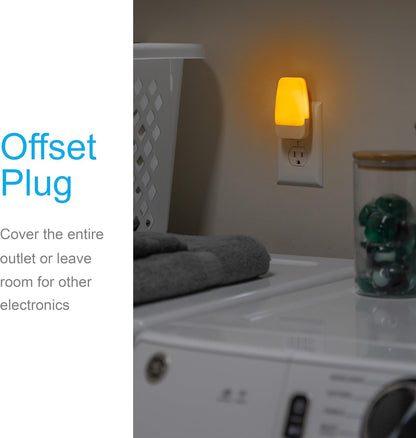 GE_Sleeplite_Night_Lights_Plug_Into_Wall,_Dusk_to_Dawn_Sensor,_Ambient_Lighting,_Sleep_Aid,_Bathroom_Decor,_LED_Lights_for_Bedroom,_Apartment_Essentials,_Smart_Home,_2/4_Pack
