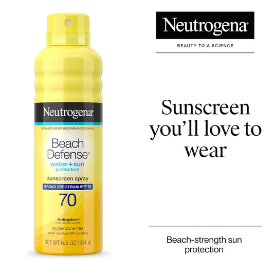 Neutrogena_Beach_Defense_Sunscreen_Spray_SPF_70_-_Broad_Spectrum_Sun_Protection_for_Face_&_Body,_Water-Resistant_Sunscreen_Formula,_Lightweight_&_Fast-Absorbing,_6.5_fl._oz._(184_mL)