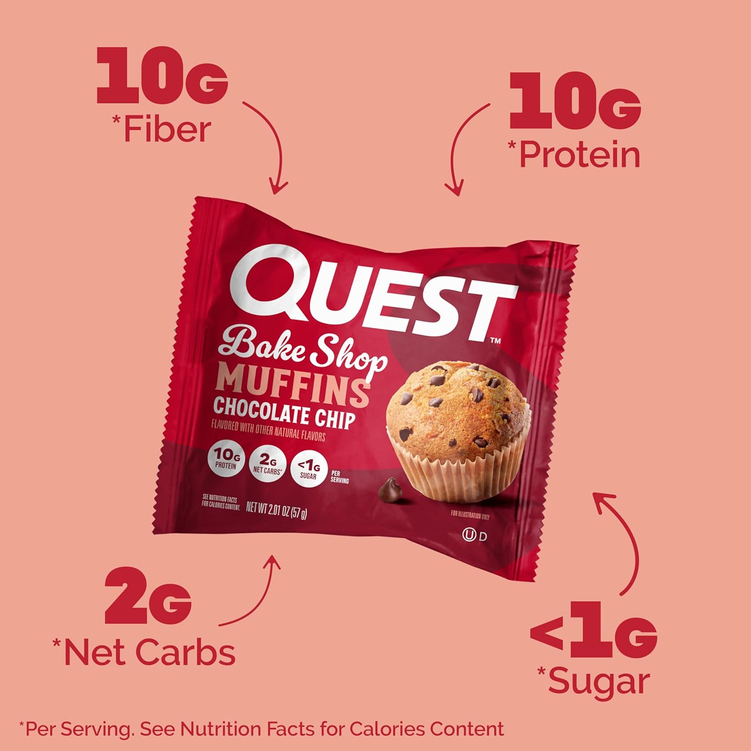 Quest_Nutrition_Chocolate_Chip_Muffin,_10g_Protein,_2g_Net_Carb,_Less_than_1g_Sugar,_Protein_Snack,_8_Count