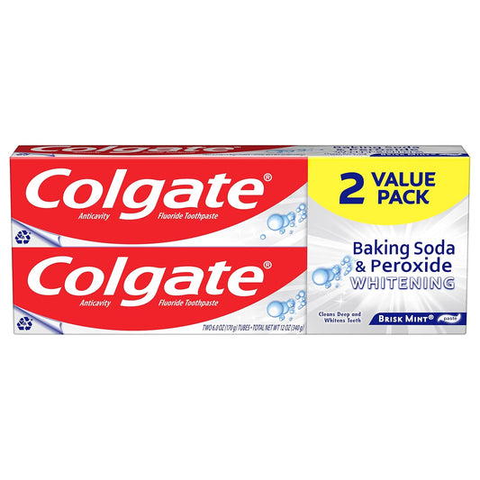 Colgate_Baking_Soda_&_Peroxide_Toothpaste_-_Whitens_Teeth,_Fights_Cavities_&_Removes_Stains,_Brisk_Mint,_6_Ounce_(Pack_of_2)