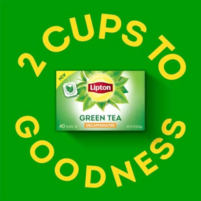 Lipton_Decaffeinated_Green_Tea_Bags,_Unsweetened_Teabags_for_Decaf_Hot_Tea_or_Decaf_Iced_Tea_with_Flavonoids,_40_Total_Tea_Bags