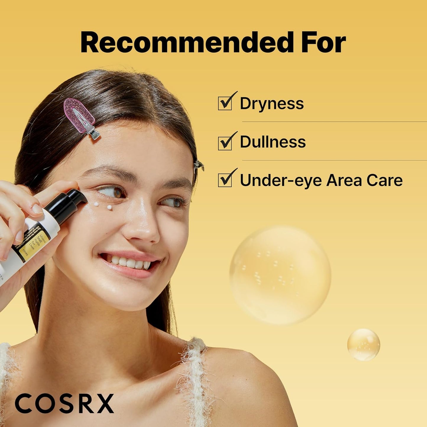 COSRX_Snail_Mucin_Peptide_Under_Eye_Cream,_0.84_fl_oz,_73.7%_Snail_Mucin_and_Niacinamide,_Eye_Care,_Eye_Cream_Anti_Aging,_Dark_Circles,_Korean_Skin_Care