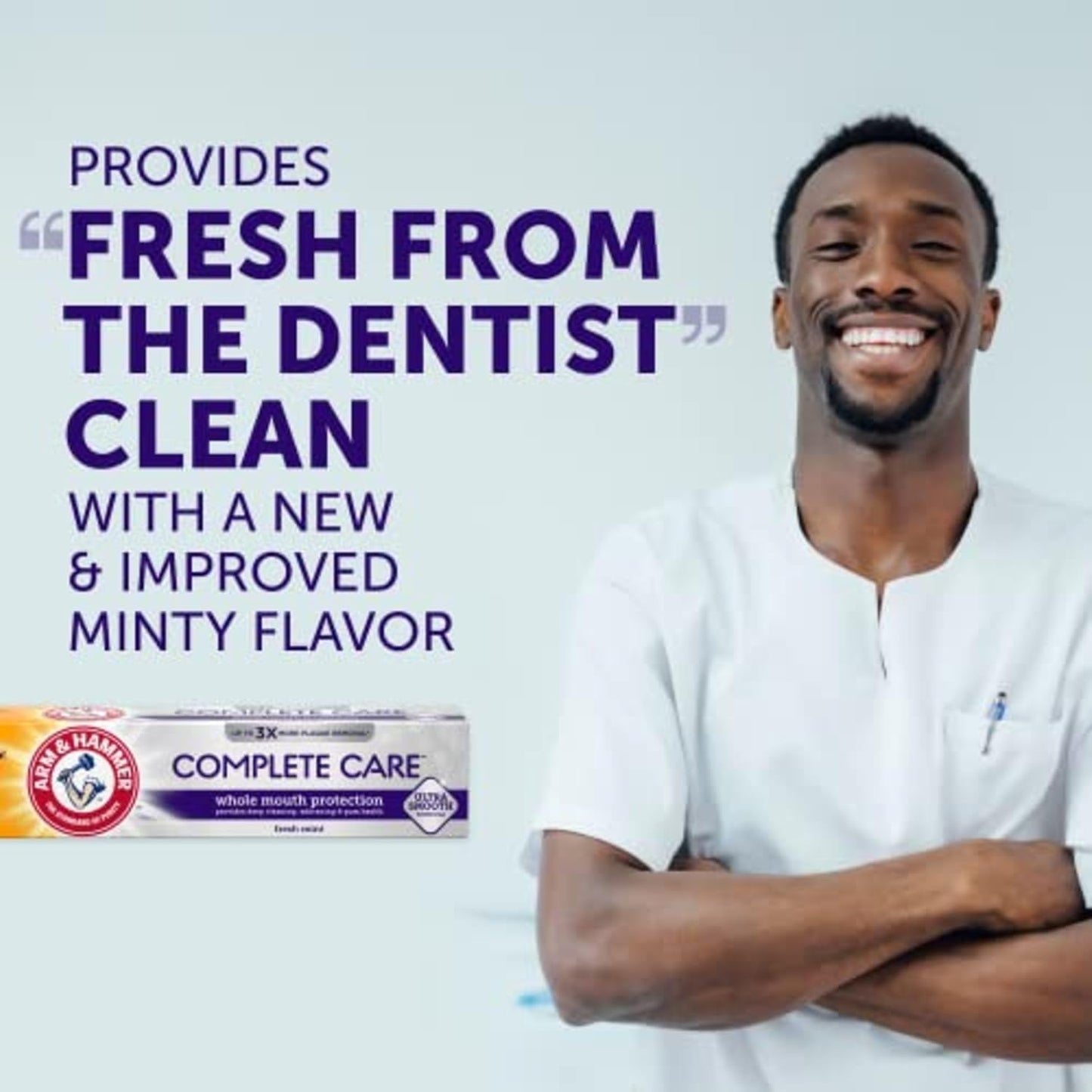 ARM_&_Hammer_Complete_Care_Toothpaste,_Teeth_Whitening_Toothpaste_with_Baking_Soda,_Fluoride,_Whole_Mouth_Protection,_Fresh_Mint_Flavor,_6.0_oz_(Pack_of_4)