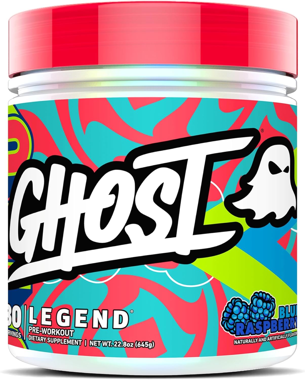 GHOST_Legend_Pre-Workout_Powder,_Blue_Raspberry_-_30_Servings_–_Pre-Workout_for_Men_&_Women_with_Choline,_L-Citrulline,_&_Beta_Alanine_for_Energy_&_Focus
