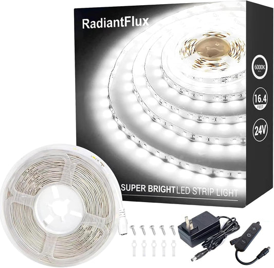 White_Led_Strip_Lights_for_Bedroom_Small_Dimmable_LED_Lights_Strip_16.4ft_Super_Bright_Flexible_LED_Tape_Lights_Rope_Light_for_for_Room_Home_Decor_Luces_Leds_for_Living_Room_Kitchen_Vanity_Mirror