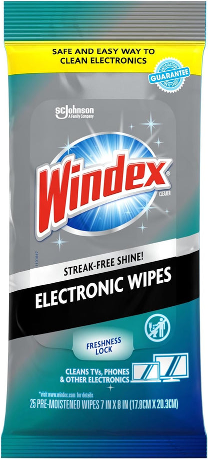 Windex_Electronic_Cleaning_Wipes,_Pre-Moistened_Screen_Wipes_for_TVs,_Phones,_and_Other_Electronics,_Resealable_for_a_Freshness_Lock,_25_Count