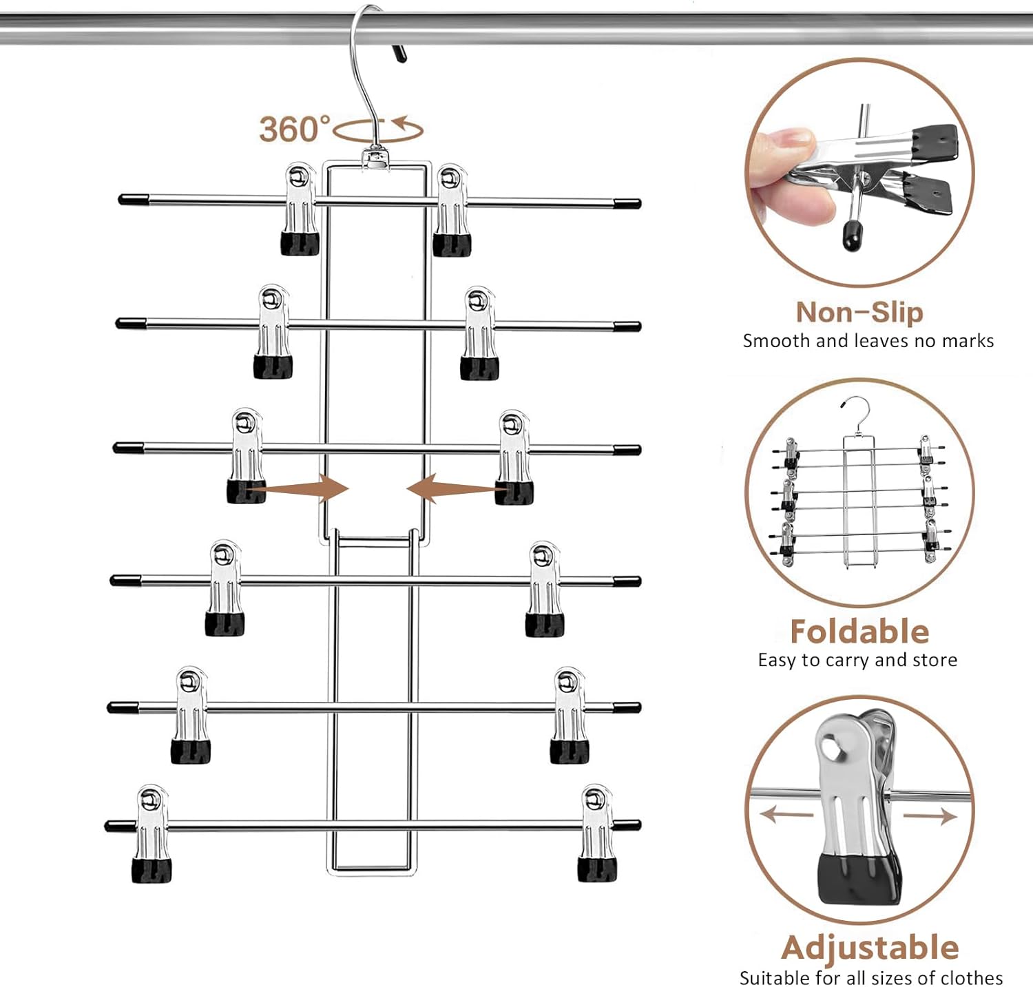 Pants_Hangers_with_Clips,Space_Saving_Hanging_Closet_Organizer-6_Tiers_Skirt_Hangers_with_360°_Swivel_Hook,Closet_Organizer-Clothes_Hangers-_College_Dorm_Essentials_Apartment_Essentials-2_Pack