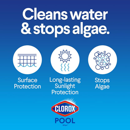Clorox®_Pool&Spa™_XtraBlue_1”_Swimming_Pool_Chlorinating_Tablets,_Kills_Bacteria_&_Stops_Algae,_Perfect_for_Small_Pools_(5_LB)