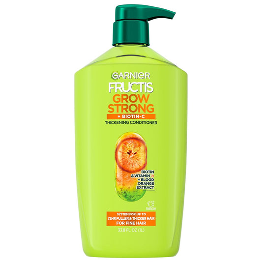 Garnier_Fructis_Grow_Strong_Thickening_Conditioner_for_Fine_Hair,_Biotin-C,_32.3_Fl_Oz,_1_Count_(Packaging_May_Vary)
