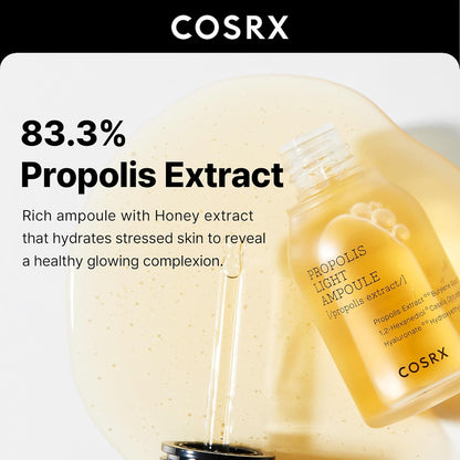 COSRX_Propolis_Ampoule,_Glow_Boosting_Serum_for_Face_with_73.5%_Propolis_Extract,_1.01fl.oz/30ml,_Hydrating_Essence_for_Sensitive_Skin,_Fine_Lines,_Uneven_Skintone,_Korean_Skincare