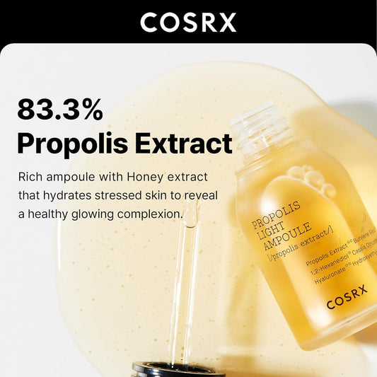 COSRX_Propolis_Ampoule,_Glow_Boosting_Serum_for_Face_with_73.5%_Propolis_Extract,_1.01fl.oz/30ml,_Hydrating_Essence_for_Sensitive_Skin,_Fine_Lines,_Uneven_Skintone,_Korean_Skincare