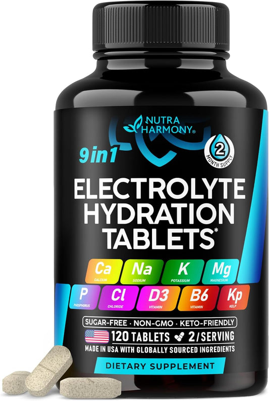 Electrolytes_-_Electrolyte_Tablets_with_Magnesium,_Sodium,_Potassium,_Chloride,_Vitamins_D3_&_B6,_Kelp_Powder_-_Salt_Pills_-_Made_in_USA_-_Oral_Tablets_as_Capsules_-_Vegan_&_Keto_Friendly_-_120_Tabs