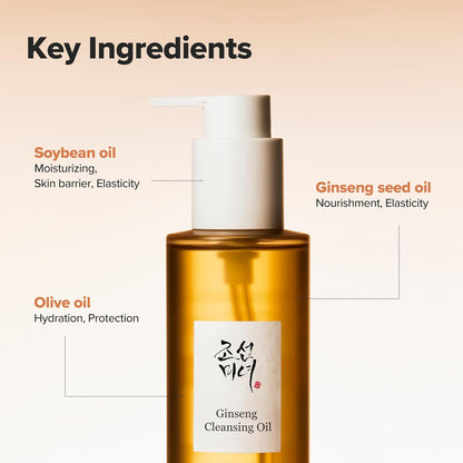 Beauty_of_Joseon_Ginseng_Cleansing_Oil_Waterproof_Makeup_Remover_for_Sensitive,_Acne-Prone_Facial_Skin._Korean_Skin_Care_for_Men_and_Women,_210ml,_7.1_fl.oz