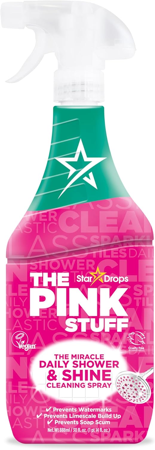 The_Pink_Stuff_Miracle_Daily_Shower_&_Shine_Spray_–_30oz_Bathroom_Cleaner_for_Glass,_Tile,_Mirrors_&_Chrome_–_Prevents_Soap_Scum_&_Watermarks_–_No_Rinse_Spray_&_Leave_Formula