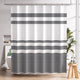 A- Black Stripe +12 Metal Hooks - 72"W x 72"L (Pack of 1)