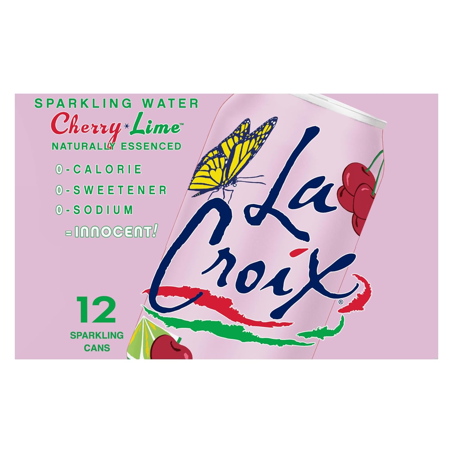 La_Croix_Water_Sparkling_Cherry_Lime,_12_Fl_Oz,_12_Pack