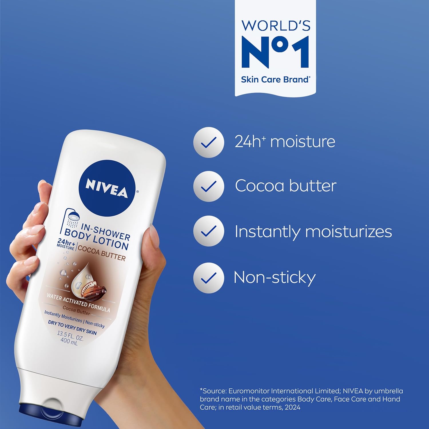 NIVEA_Cocoa_Butter_In_Shower_Lotion,_Water_Activated_In_Shower_Moisturizer_for_Dry_Skin_to_Very_Dry_Skin,_13.5_FL_OZ,_Pack_of_3