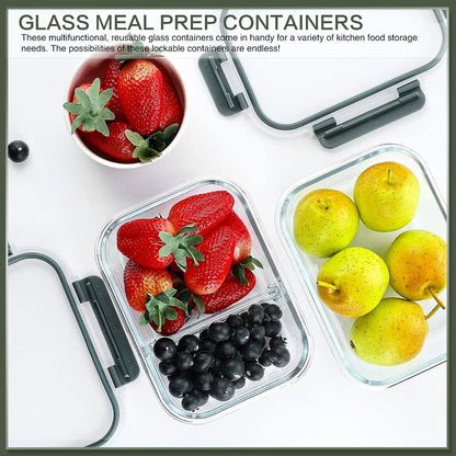 10_Packs_30_oz_Glass_Meal_Prep_Containers,Glass_Food_Storage_Containers_with_Lids,Airtight_Lunch_Bento_Boxes,Microwave,Freezer_and_Dishwasher,Gray