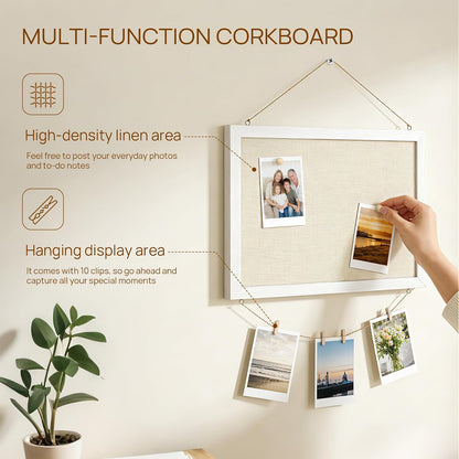 DOLLAR_BOSS_Double-Sided_Bulletin_Boards_with_Linen,_16"x12"_Cork_Board