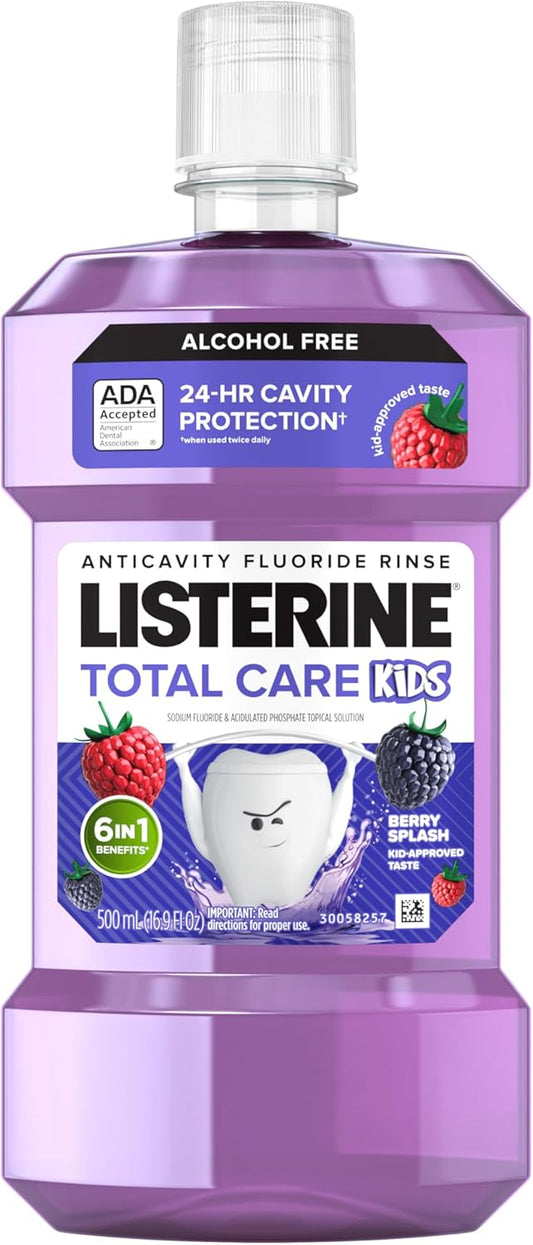 Listerine_Total_Care_Kids_Mouthwash,_ADA_Accepted,_Alcohol-Free_Anticavity_Fluoride_Mouthwash,_Children's_Mouthwash_for_Cavity_Protection_and_Fresh_Breath,_Berry_Flavor,_500_mL