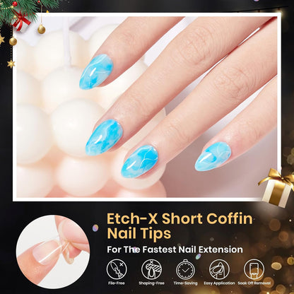 Beetles_Gel_Nail_Tips_576Pcs_Pre-shape_Short_Almond_Etch-X_Nail_Tips,12_Sizes_Soft_Acrylic_False_Nail_Tips_Half_Matte_Full_Cover_Easy_DIY_Press_On_Nail_Extensions_Art_Salon_Gift_Set_for_Women