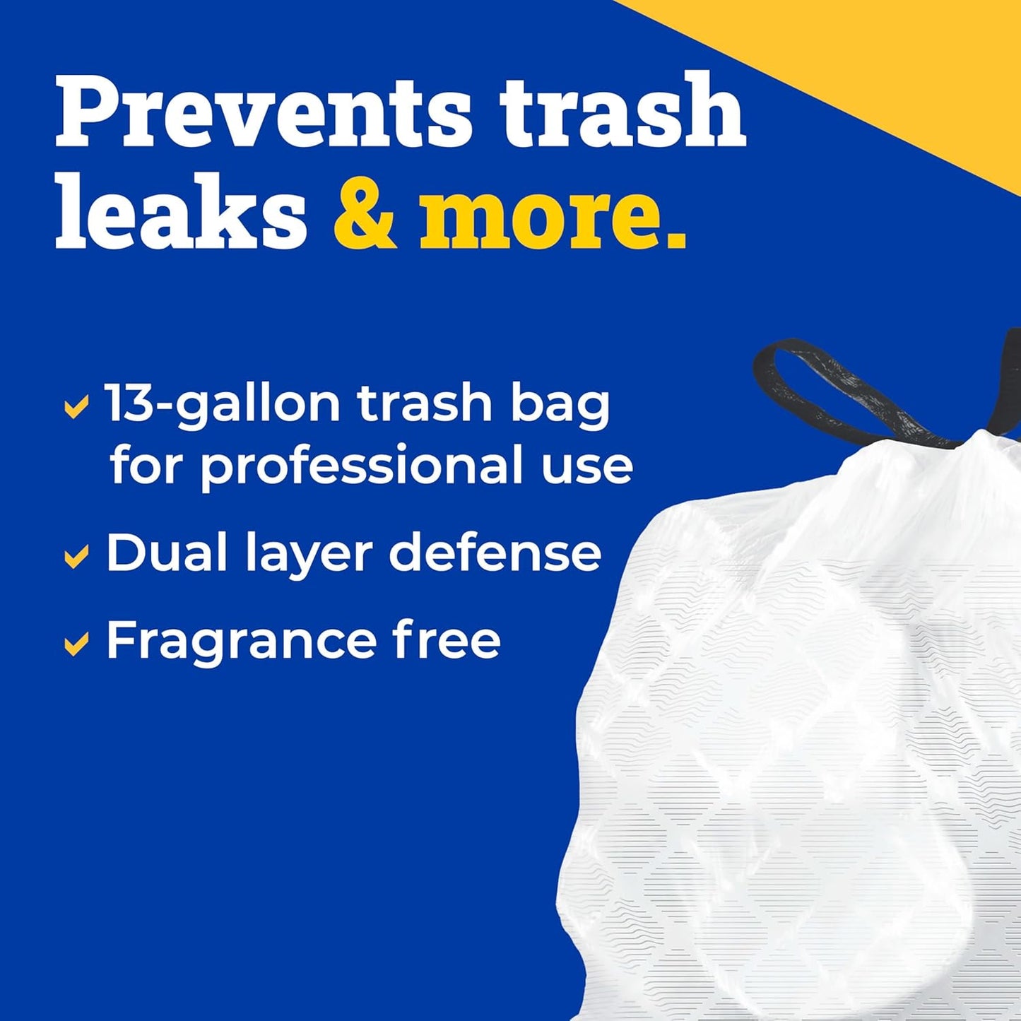 CloroxPro_Glad_ForceFlex_Tall_Drawstring_Trash_Bags,_13_Gal,_100_Ct_(Pack_May_Vary)