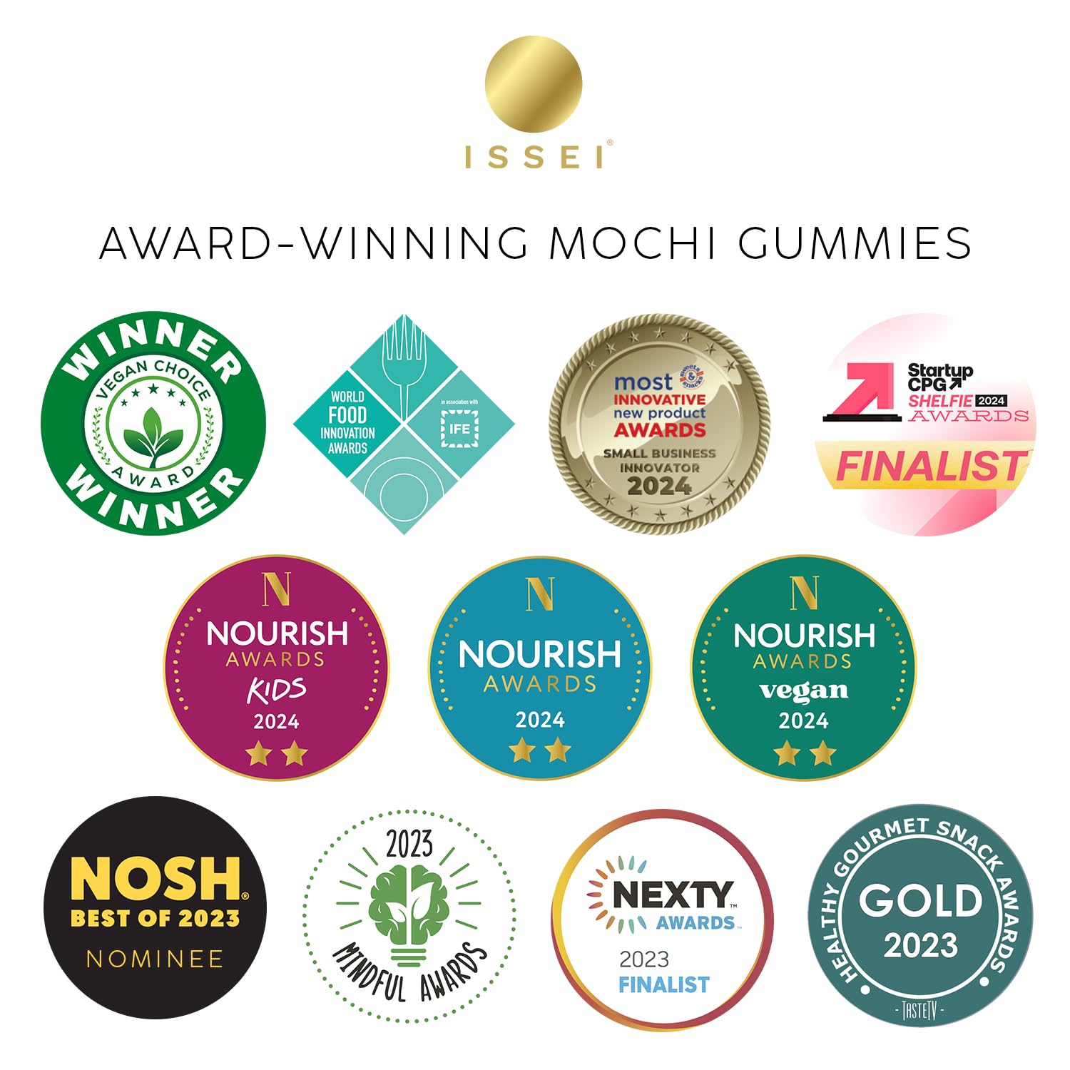 ISSEI_Strawberry_Mochi_Gummies_Chewy_Candy_|_Pillowy_Soft_|_Dye-Free_|_Gluten-Free_|_Gelatin-Free_|_Plant-Based_|_Non-GMO_|_No_Artificial_Flavors_or_Colors_|_Award_Winning_Japanese_Candy_|_2_Oz