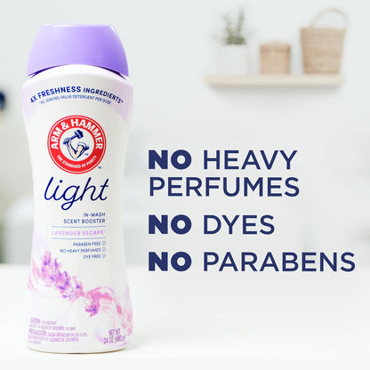 ARM_&_HAMMER_Light_In-Wash_Scent_Booster,_Laundry_Scent_Booster_Lavender_Escape_scent,_24_Oz