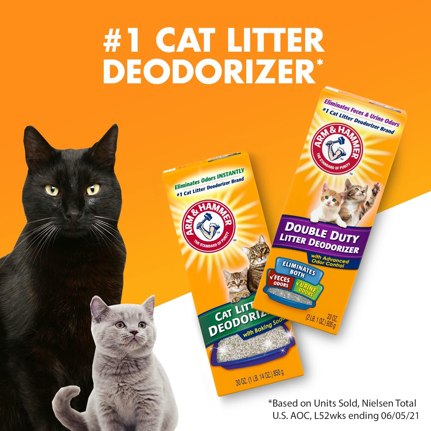 ARM_&_HAMMER_Cat_Litter_Deodorizer_Double_Duty,_30_oz,_6_Pack