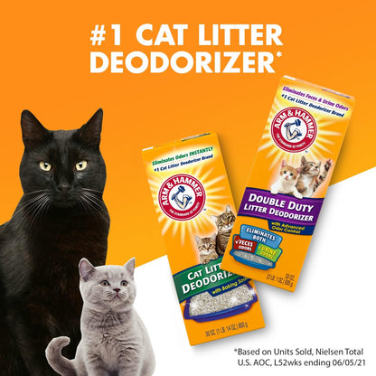 ARM_&_HAMMER_Cat_Litter_Deodorizer_Double_Duty,_30_oz,_6_Pack