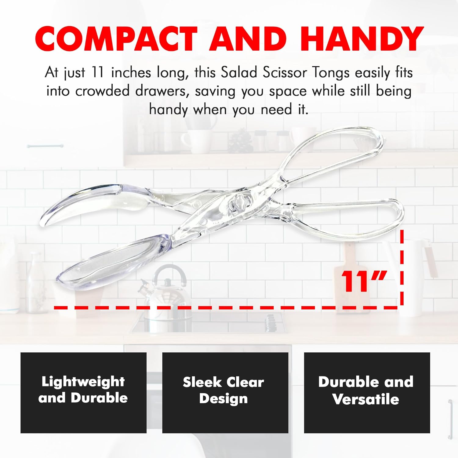 Chef_Craft_Premium_Salad_Scissor_Tongs,_11.25_inch,_Clear