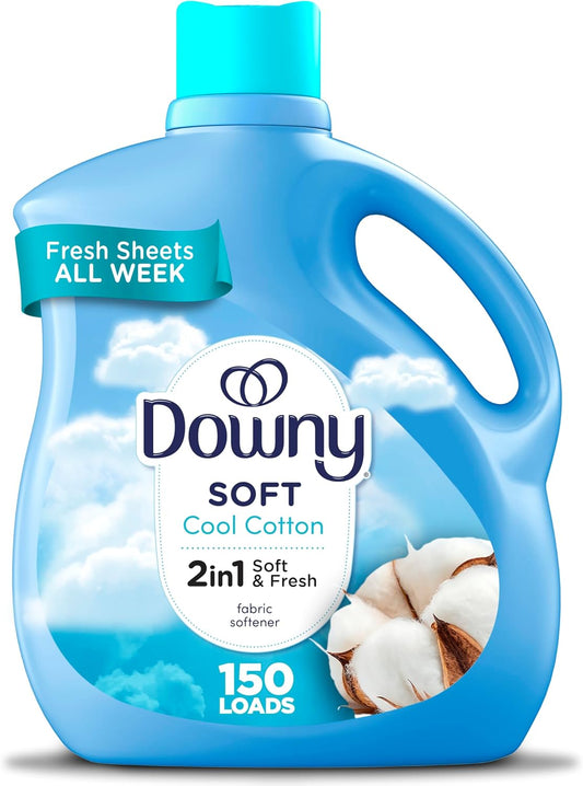 Downy_Soft,_2_in_1_Soft_and_Fresh_Liquid_Fabric_Softener,_Cool_Cotton,_111_fl_oz,_150_Loads,_Fabric_Conditioner_Liquid_provides_softness_and_freshness_for_fabrics