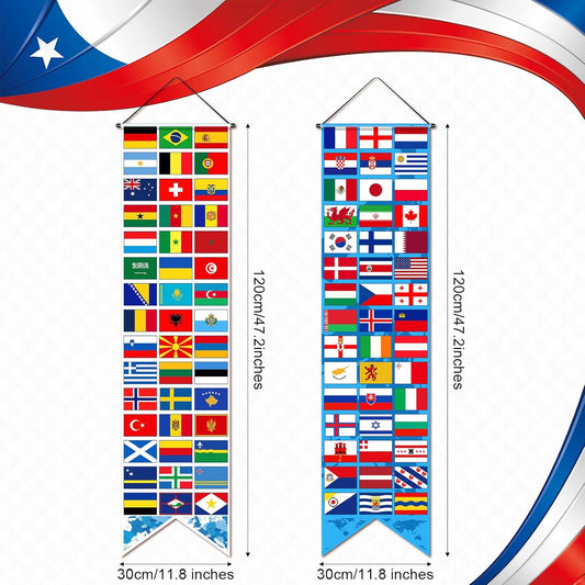 Tatuo_2_Pcs_International_World_Flags_Decorations_World_Bunting_Porch_Sign_Banner_Country_Flag_Soccer_Party_Supplies_Sports_Events_Bar_Sports_Clubs_Birthday_Party_Classroom_Decoration_(Nations)