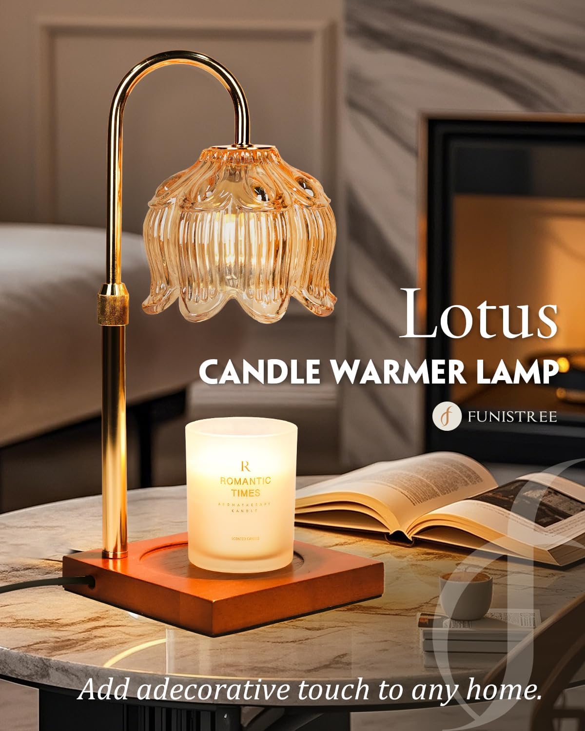 Flower_Candle_Warmer_Lamp_with_Timer_&_Dimmer,_Adjustable_Height_Candle_Warmer,_Birthday_Gifts_for_Women_Mom,_House_Warming_New_Home_Decor,_Wax_Warmer_with_2_Bulbs_for_Jar_Candles