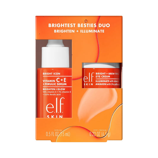 e.l.f._SKIN_Brightest_Besties_Duo,_Travel-Sized_Skincare_Set,_Brightening_Face_Serum_&_Vitamin_C_Eye_Cream,_Boosts_Radiance,_Depuffs_&_Evens_Skin_Tone,_Vegan_&_Cruelty-Free