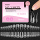 1-6-Medium Almond Square 320pcs (Flat-X Nail Tips)
