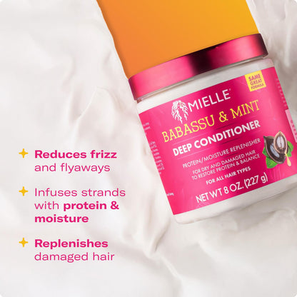 Mielle_Organics_Babassu_&_Mint_Deep_Conditioner_with_Protein,_Moisturizing_&_Conditioning_Deep_Treatment,_Hydrating_Repair_for_Dry,_Damaged,_&_Frizzy_Hair_(8_Oz)
