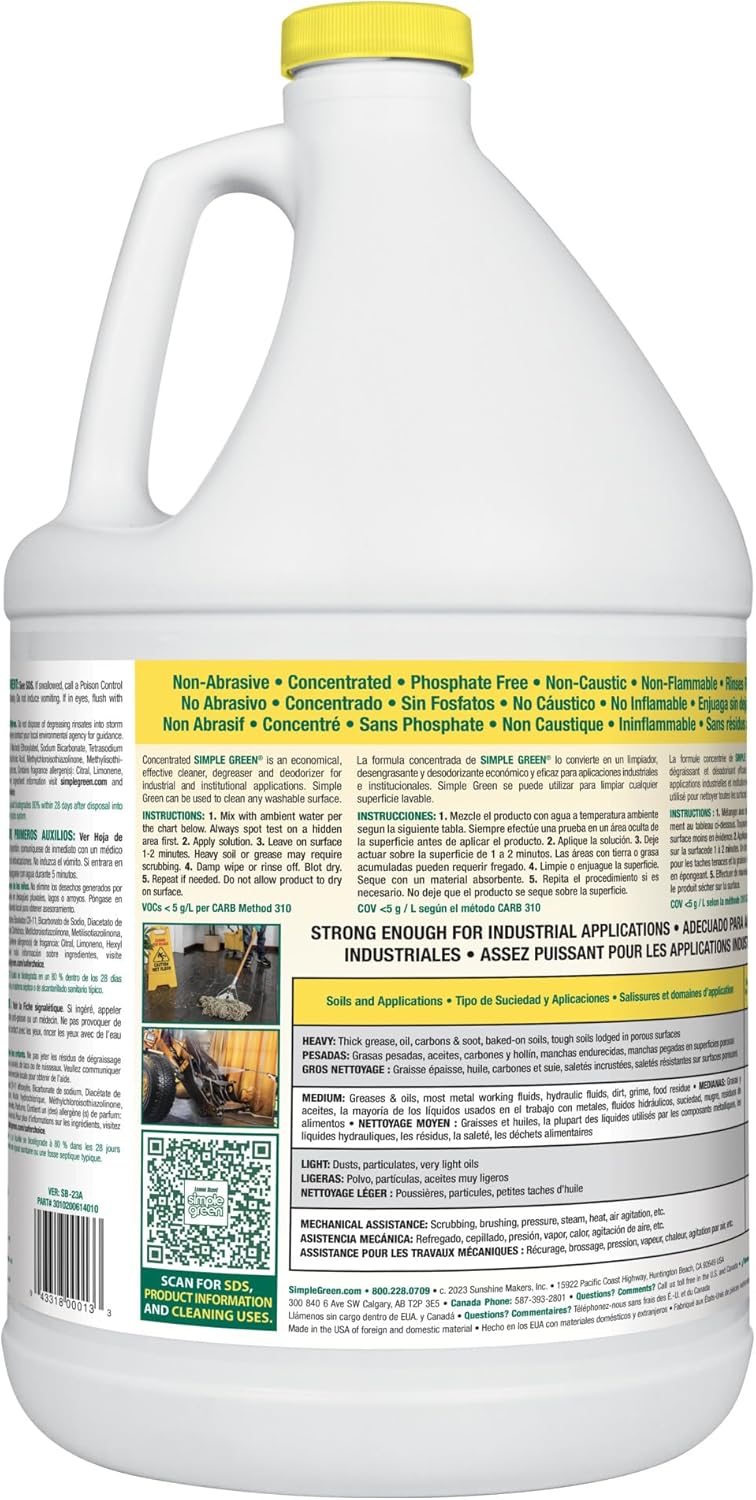 Simple_Green_Industrial_Cleaner_and_Degreaser_1_Gal._MPF_Micro-Particulate_Fractionalization_Lemon_Scent