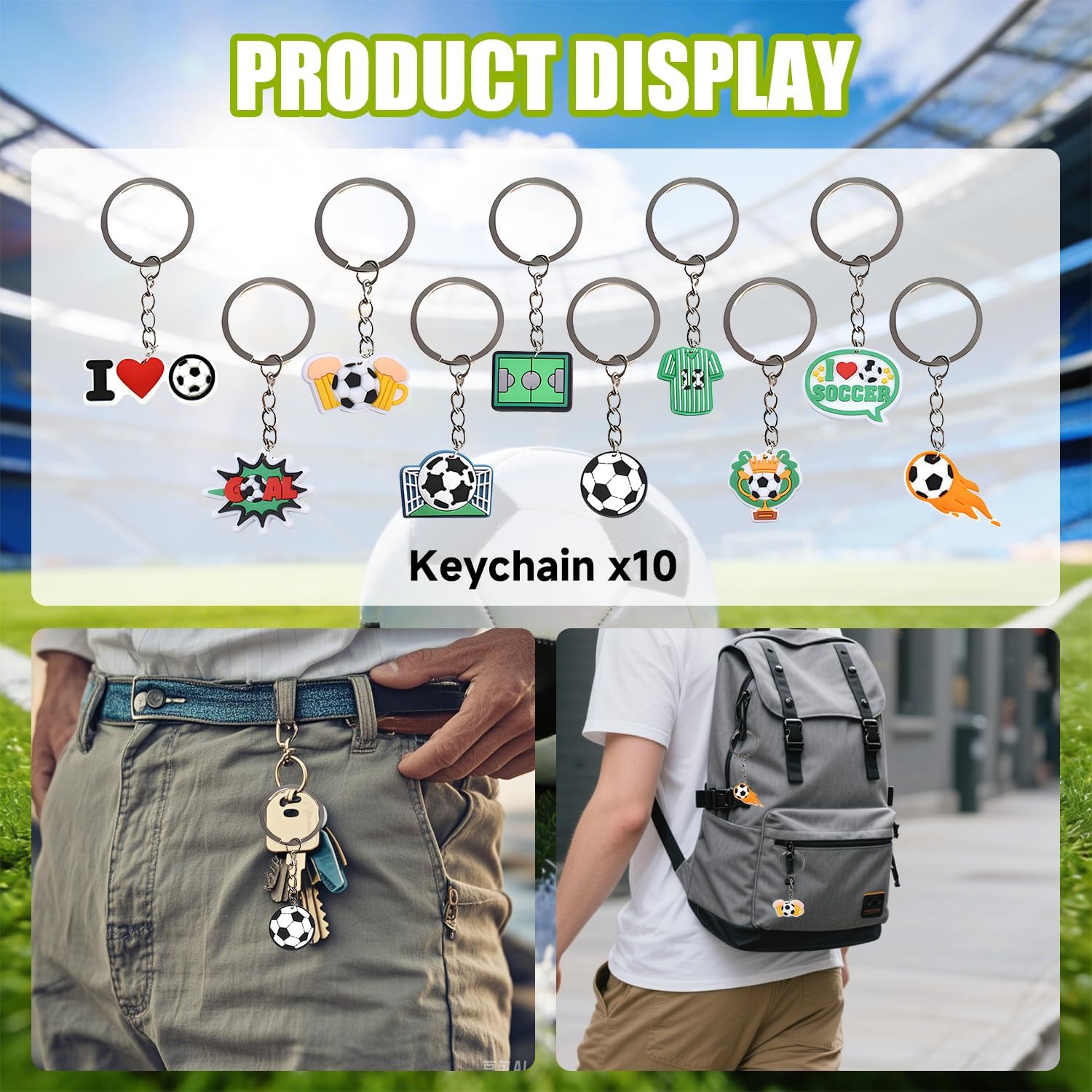 60PCS_Soccer_Party_Favors,_Soccer_Goodie_Bag_Stuffers_with_10_x_6.5_Inch_Bags_Keychain_Medal_Tattoo_Sticker_Slap_Bracelets_Whistles,_for_Kids_Soccer_Birthday_Party_Decorations_Supplies_Souvenirs