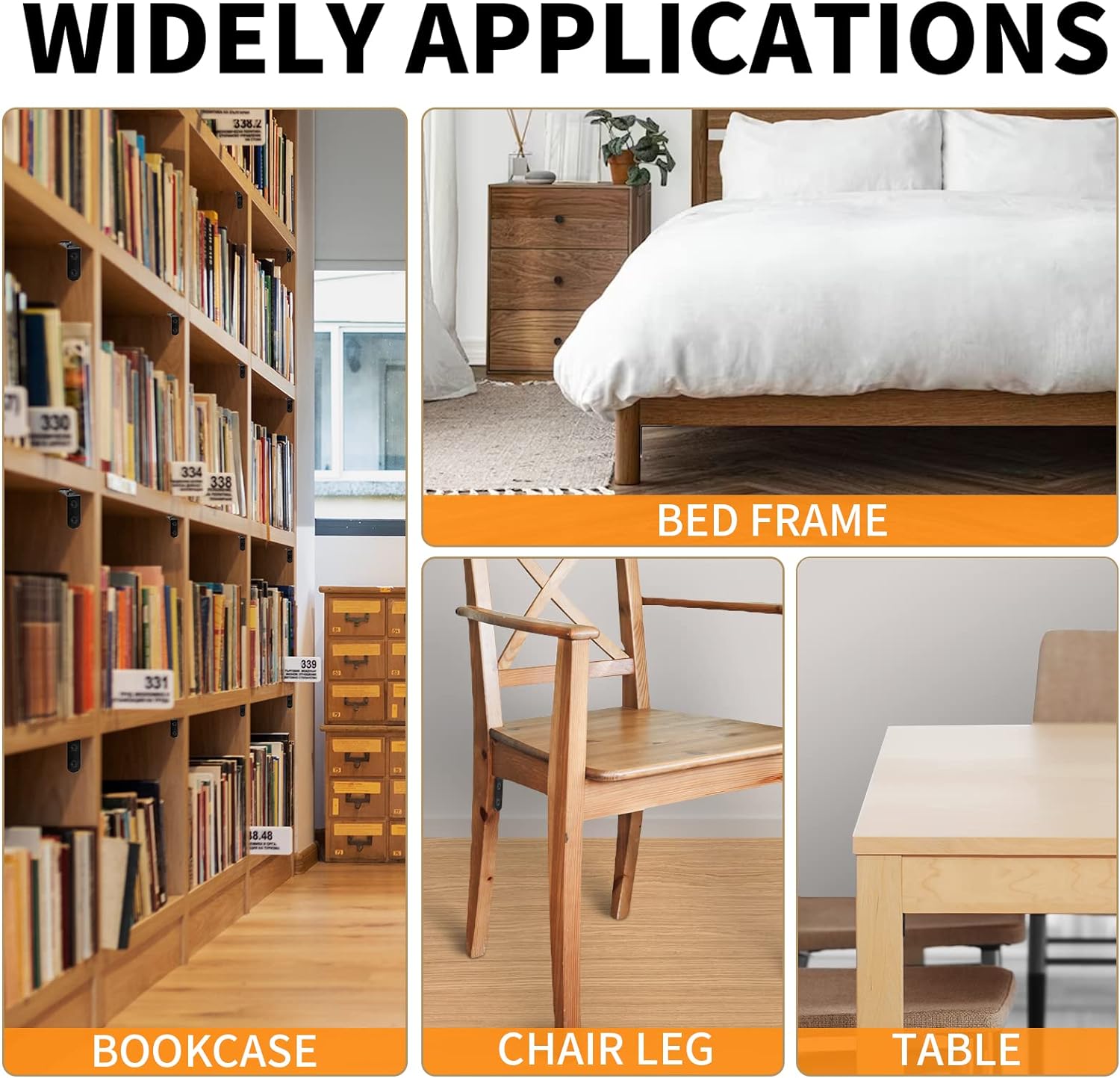 18PCS_L_Bracket_Corner_Bracket,_FATLODA_Stainless_Steel_L_Brackets_for_Shelves,_Black_Small_Right_Angle_Bracket,_Metal_Corner_Brace_for_Wood_Furniture_Cabinet_Chair_with_72PCS_Screws_(1.57x1.57_in)