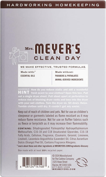 MRS._MEYER'S_CLEAN_DAY_Dryer_Sheets,_Lavender,_80_ct