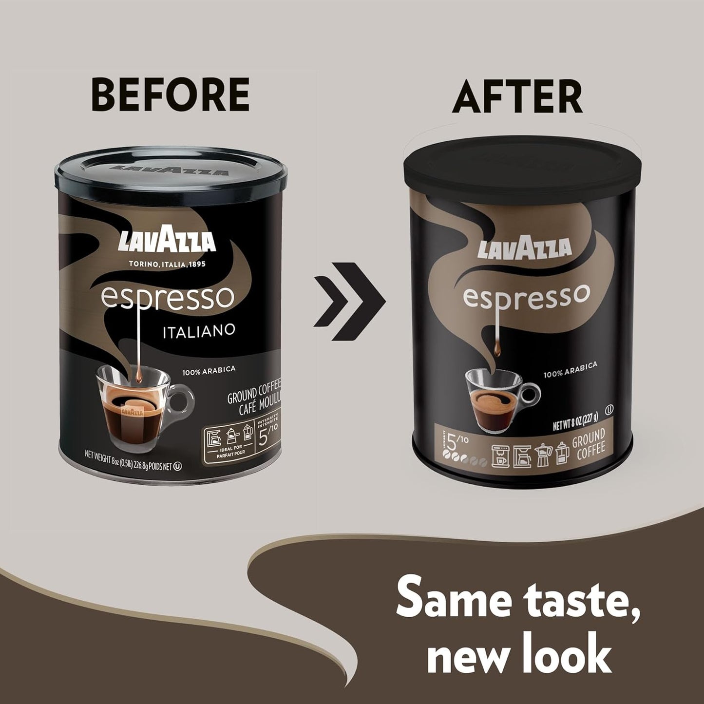 Lavazza_Espresso_Ground_Coffee,_Medium_Roast,_100%_Arabica,_8_oz_Tin_(Pack_of_6)