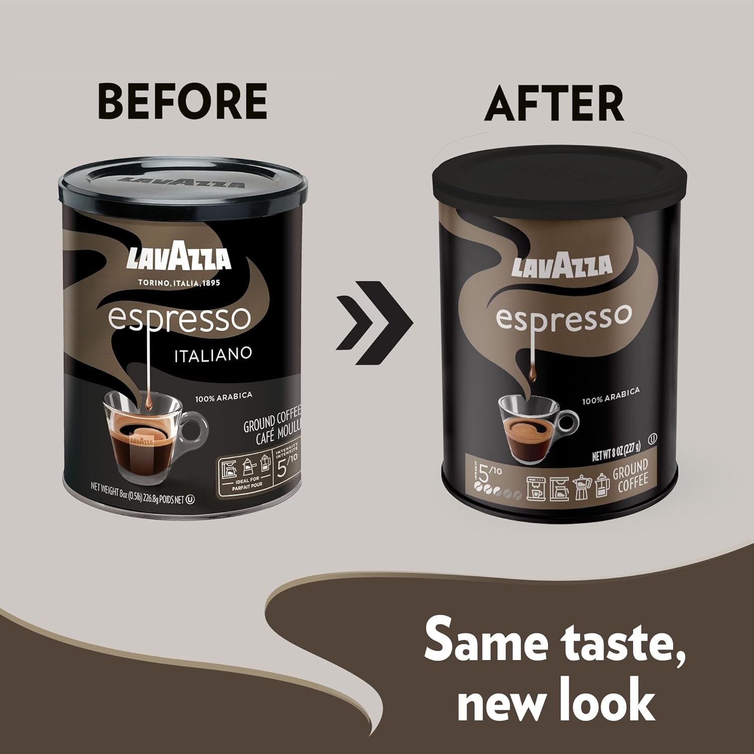 Lavazza_Espresso_Ground_Coffee,_Medium_Roast,_100%_Arabica,_8_oz_Tin_(Pack_of_6)