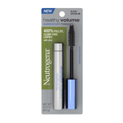 Neutrogena_Healthy_Volume_Lash-Plumping_Waterproof_Mascara,_Volumizing_and_Conditioning_Mascara_with_Olive_Oil_to_Build_Fuller_Lashes,_Clump-,_Smudge-_and_Flake-Free,_Black/Brown_08,_0.21_oz