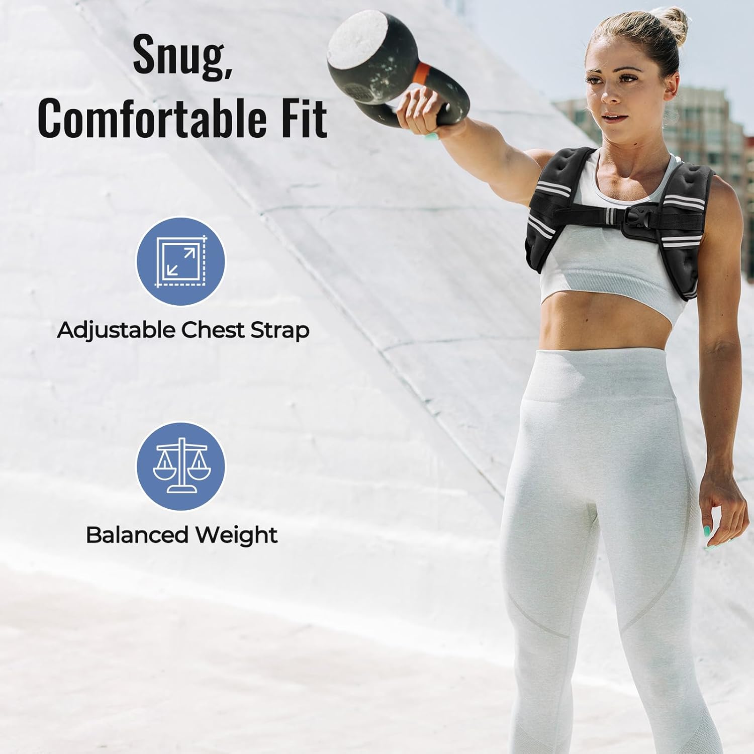 Weighted_Vest,_6lb/8lb/10lb/12lb/15lb/18lb/20lb/24lb/30lb_for_Men_Women,_Reflective_Stripe_Adjustable_Buckle,_Comfortable_Durable_Rucking_Vest_for_Walking_Running_Strength_Training