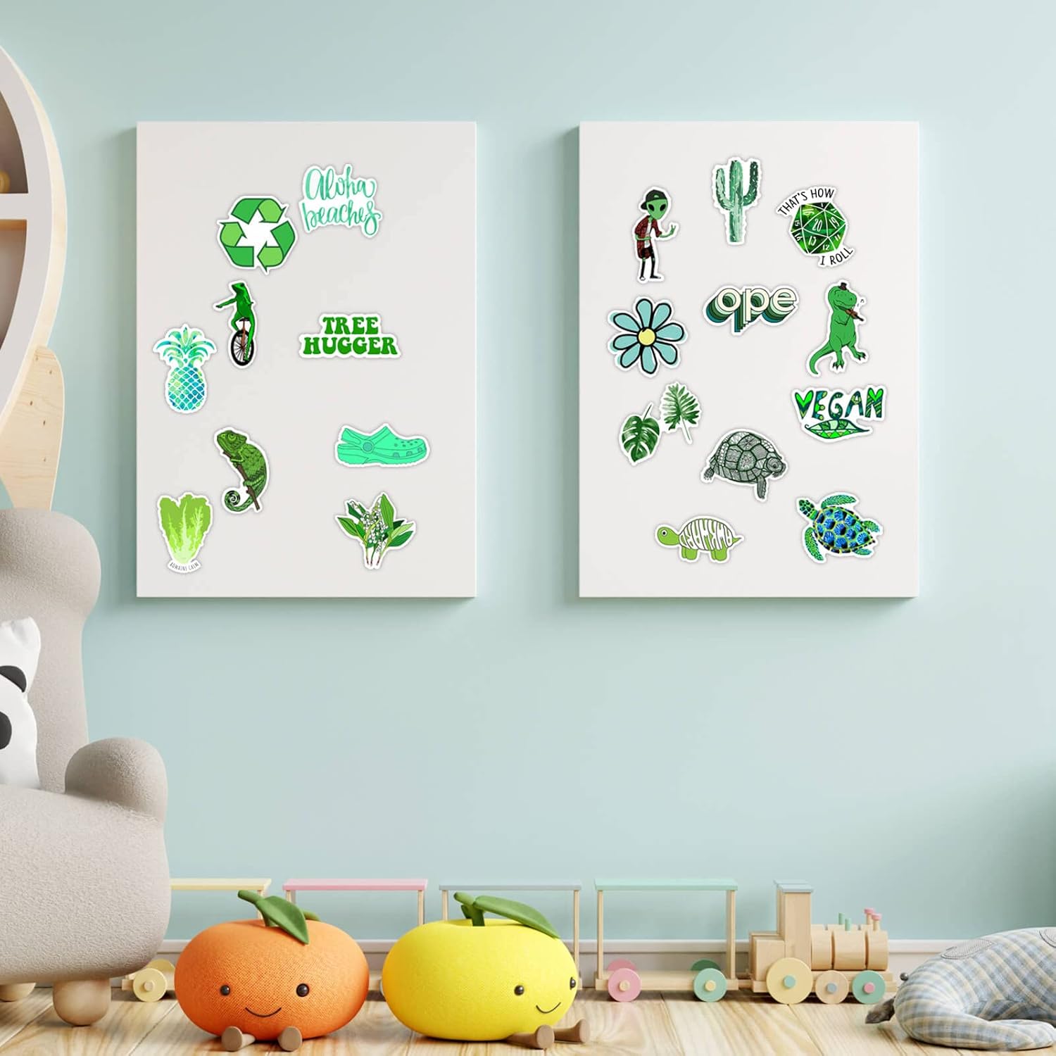 100PCS_Earth_Day_Stickers,_Environmental_Protection_Vinyl_Waterproof_Stickers_for_Water_Bottles,_Laptops,_Skateboards_&_Notebooks,_Save_the_Earth_Environmental_Decals_for_Kids_Teens_Students