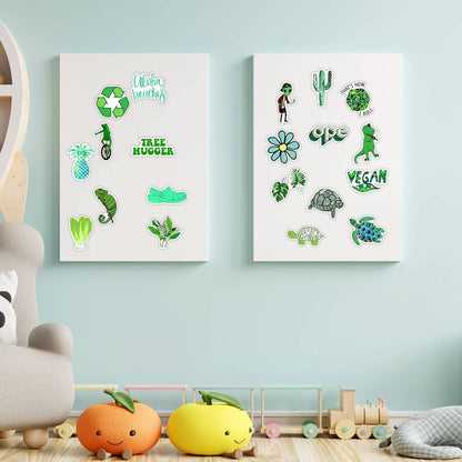 100PCS_Earth_Day_Stickers,_Environmental_Protection_Vinyl_Waterproof_Stickers_for_Water_Bottles,_Laptops,_Skateboards_&_Notebooks,_Save_the_Earth_Environmental_Decals_for_Kids_Teens_Students