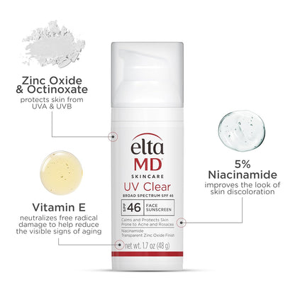 EltaMD_UV_Clear_Face_Sunscreen_SPF_46,_Oil-Free_Sunscreen_with_Zinc_Oxide,_Dermatologist_Recommended